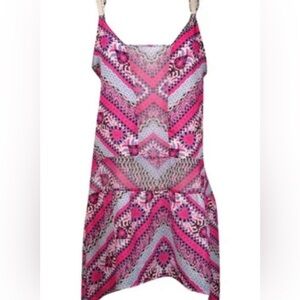 BECCA COVERUP,NWT,SIZE LARGE,MSRP-$84,PINK COMBO